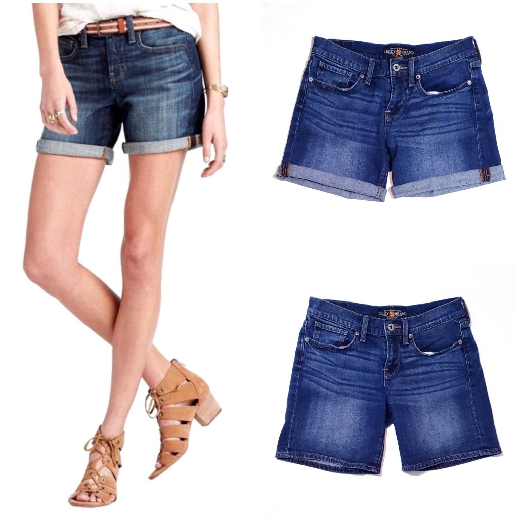 Lucky Brand The Roll Up Jean Shorts